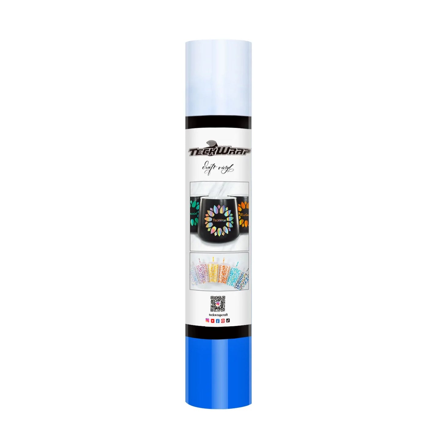 TeckWrapCraft Clear Cold Color Changing Adhesive Vinyl (Translucent) - 12"x12"