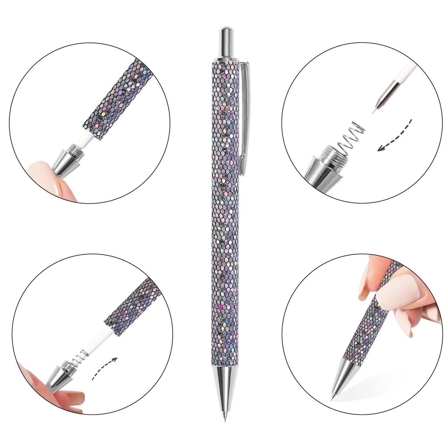 TECKWRAPCRAFT Glitter Sparkle Weeding Pen